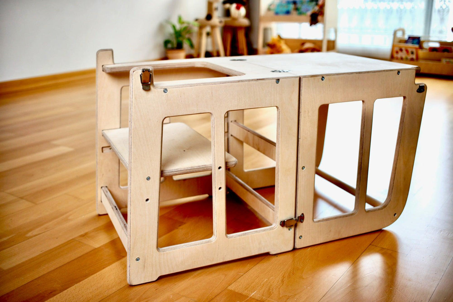 Convertible Montessori Tower and Desk