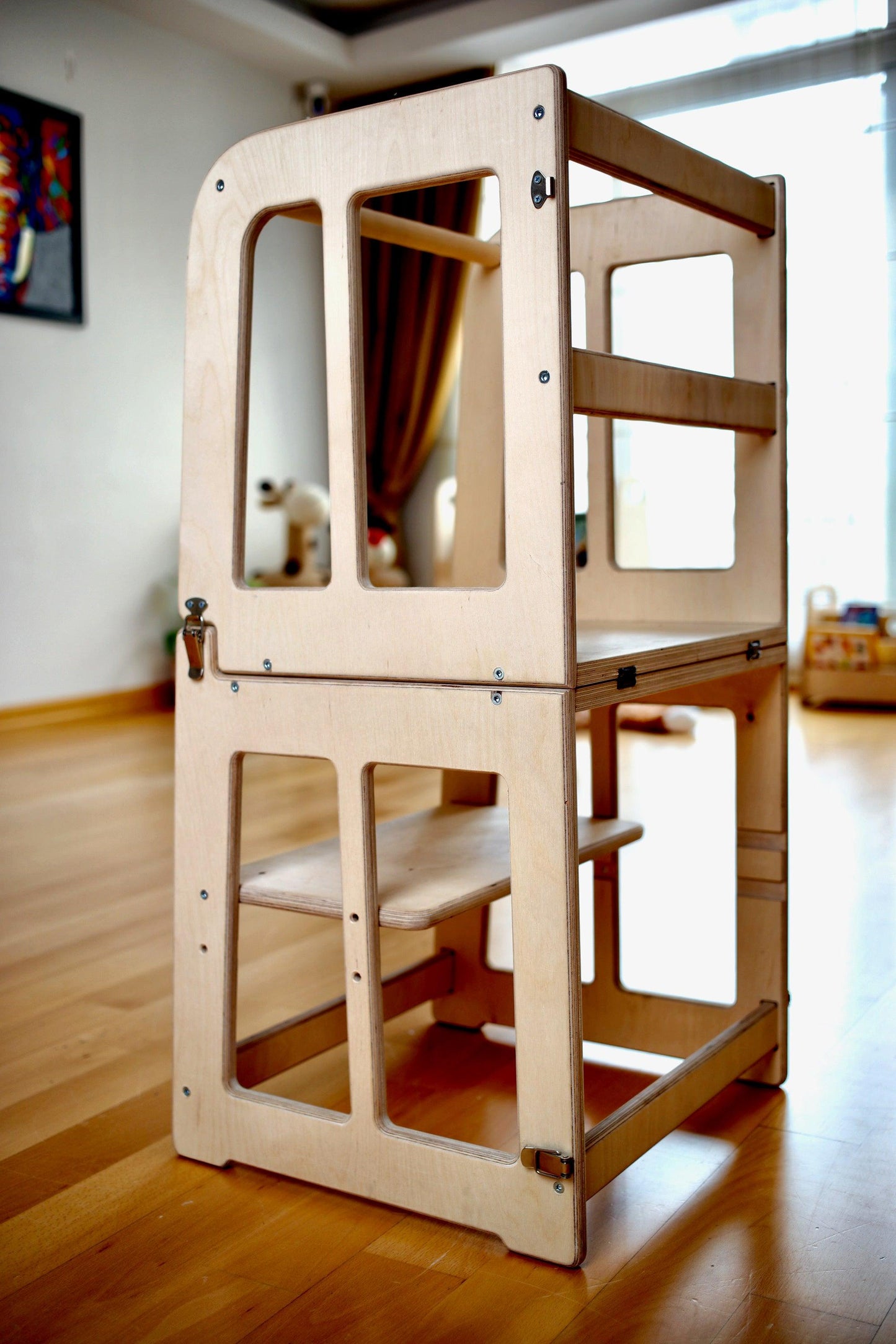 Convertible Montessori Tower and Desk