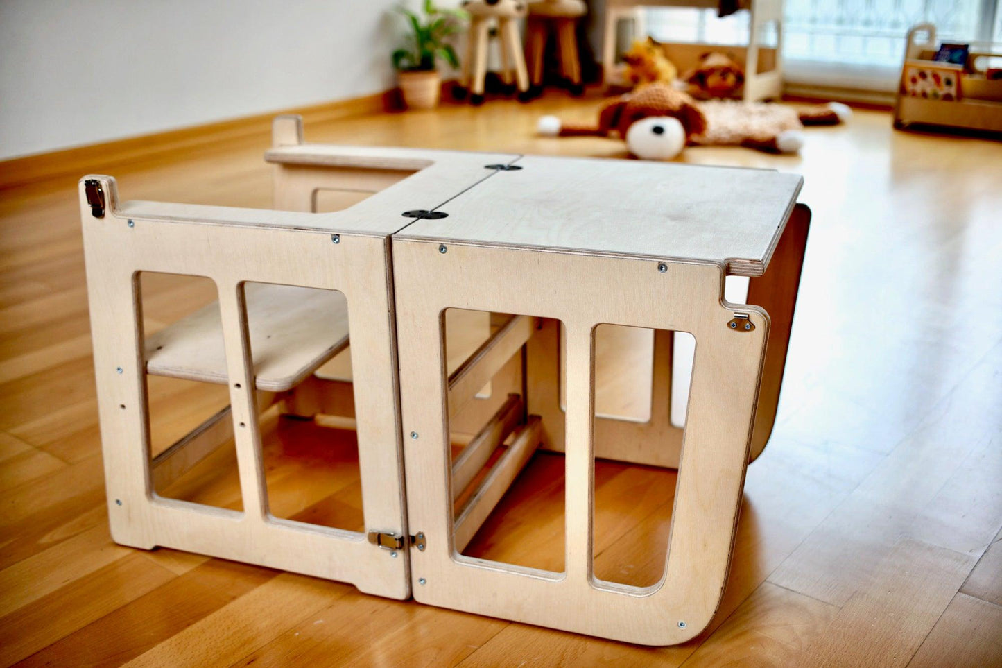 Convertible Montessori Tower and Desk