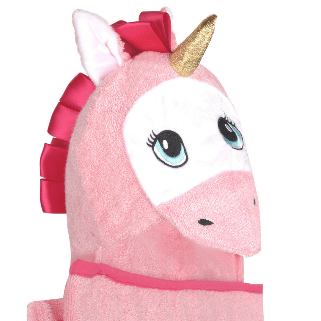 Pink Unicorn Hooded Towel
